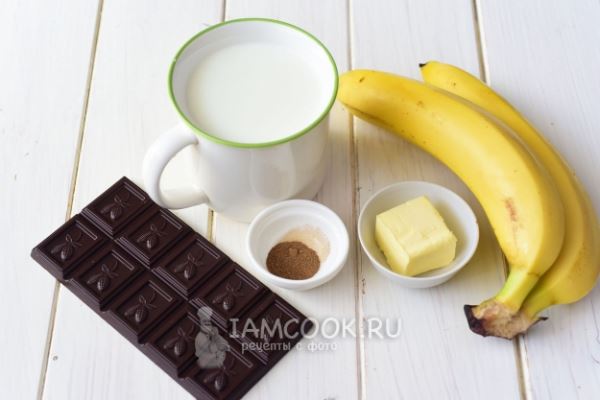 Шоколадно-банановый мусс